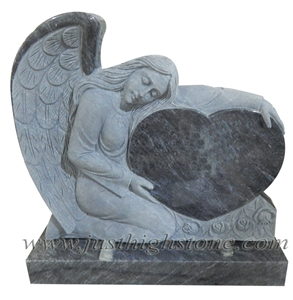 American Style Tombstone,Angel Monument, Heart Tombstone