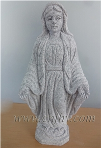 G633 Granite Stone Sculpture, Angel Sculpture & Statue Jh4009