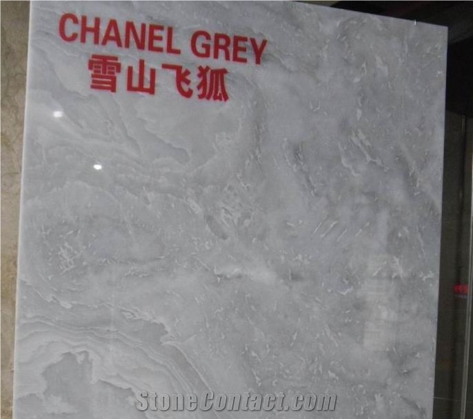 Chanel Grey Marble Slabs