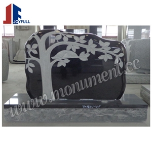 Shanxi Black Tree Style Granite Monuments