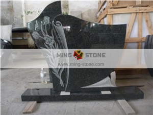 Granite Monument Headstone, Western Monument, Black Monument with Good Price