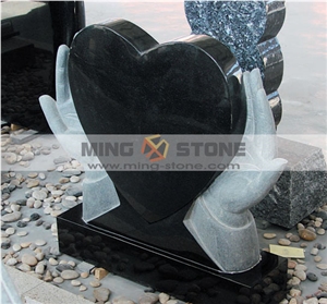 Heart Shape Monument, Western Style Monument, All Color Monument