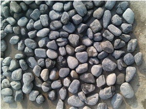 Natural Absolute Black Pure Polished Pebble Stone,River Stone
