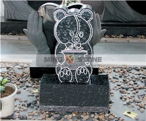 White Marble Tombstone,Monuments Animal Handcarved