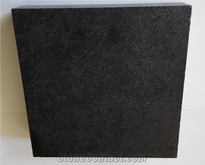 New Shanxi Black Granite Honed Tiles for Flooring