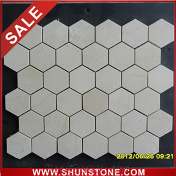 2014 Popular Hexagon Mosaic For Wall Tile 