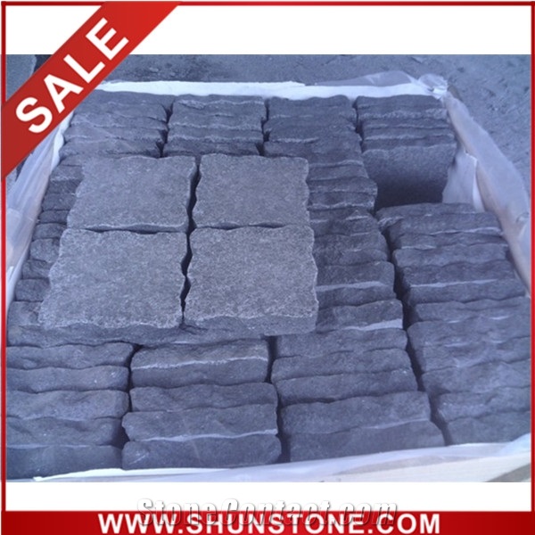 Basalt Cheap Paving Stone, Basalt Cube Stone & Pavers