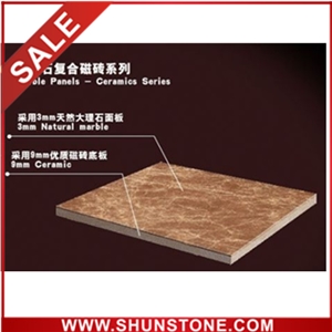 Best quality nature polished marble composite tile 