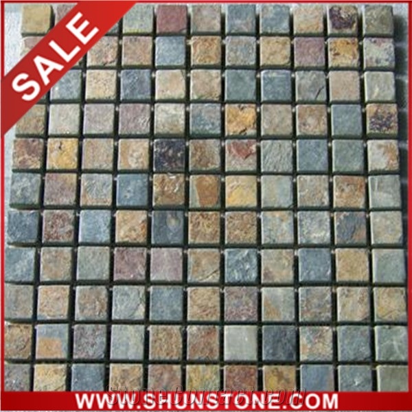 Best Slate Mosaic& Slate Mosaic & Multi Colour Slate Mosaic