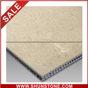bianco botticino aluminium honey comb compound panel&marble composite tile