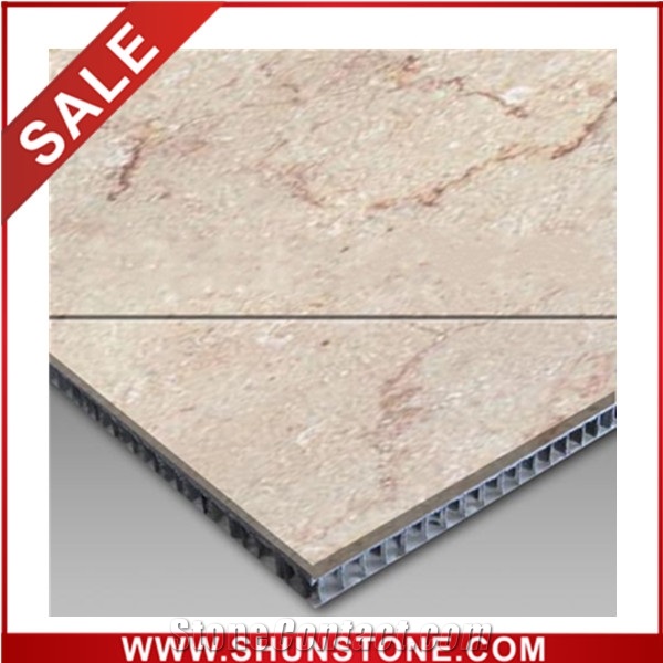 Canarian Cream Aluminium Honey Comb Compound Panel&Marble Composite Tile