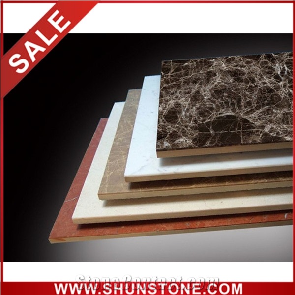 Cheap Marble Composite and Laminated Tile Price