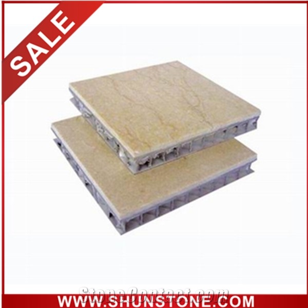 composite marble& honey comb compound panel&marble composite tile