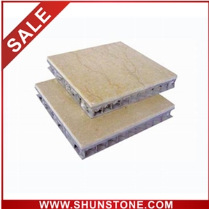 composite marble& honey comb compound panel&marble composite tile