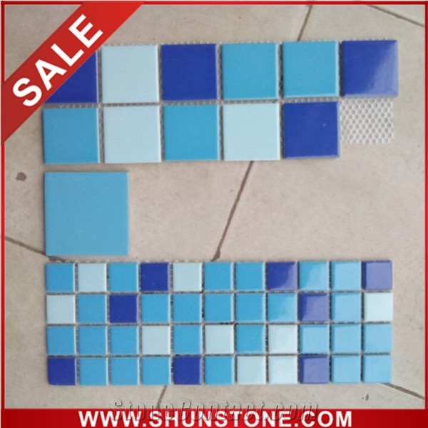 Glass Mosaic Swimming Pool Tiles&Cheap Swimming Pool Tile