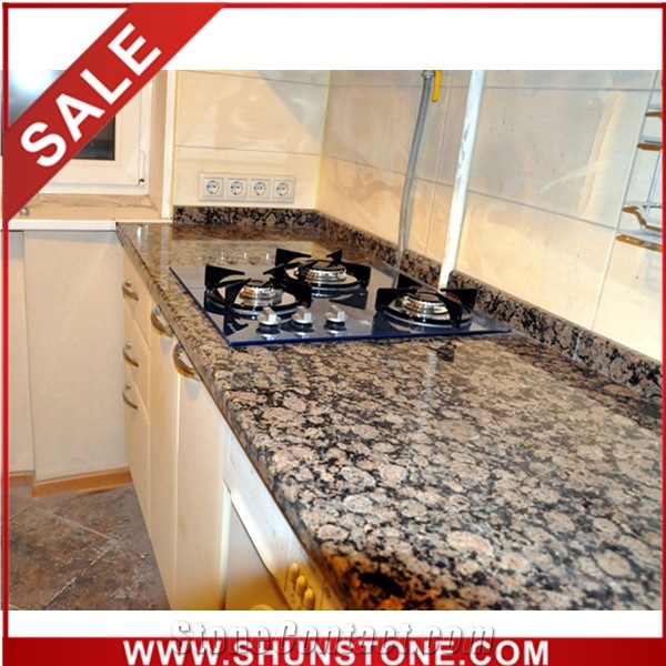 Polished kitchen countertop &kitchen countertop