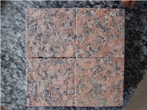 Cheap China G562 Red Granite Flamed Paving Stone, G562 Granite Cube Stone & Pavers
