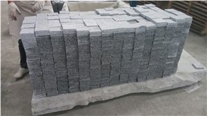 G623 Grey Granite Flamed Cube Paving Tile