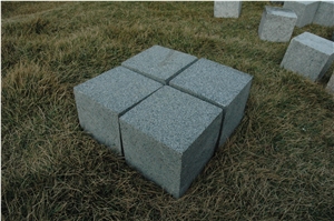 G654 China Granite Nature Paver Stones, G654 Granite Cube Stone & Pavers