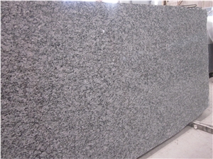 Spary White Granite Polished Slab, China Grey Granite