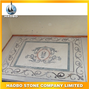 Marble Mosaics Carpet Floor Medallion