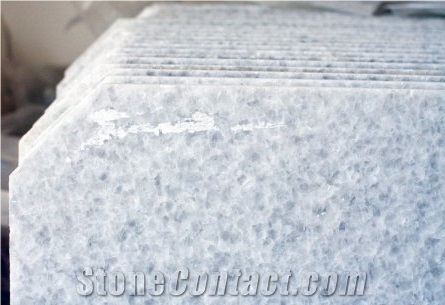 Crystal White Marble Polished Tiles