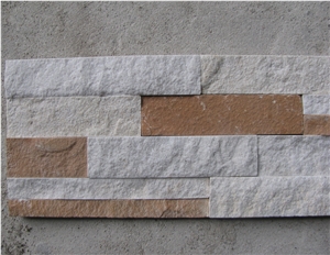 Mix Sandstone Cultured Stone, White and Yellow Sandstone Cultured Stone
