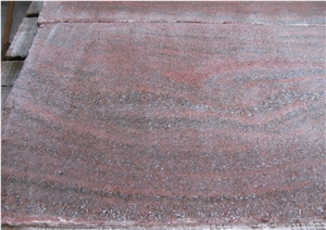 Red Quartzite Honed Surface Slabs & Tiles, China Red Quartzite