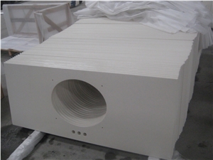 Super White Artifical Quartz, Polished Kithen Countertops,Desktops,Bar