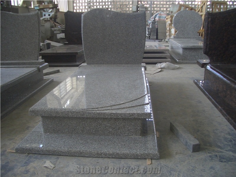 Pearl Flower Poland Tombstone, Pearl Flower Granite Monument & Tombstone
