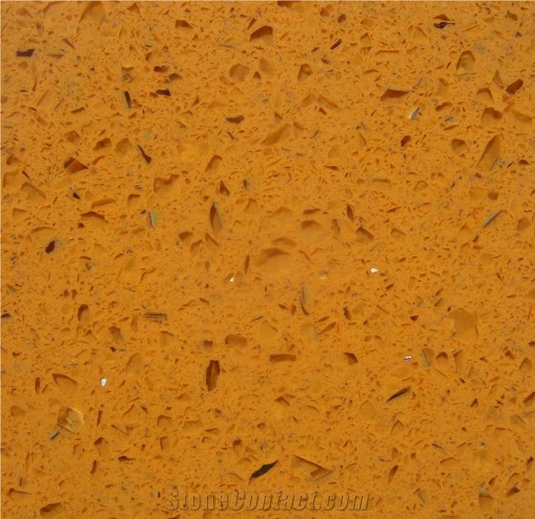 Dust Yellow Stone Quartz Tiles &Slabs