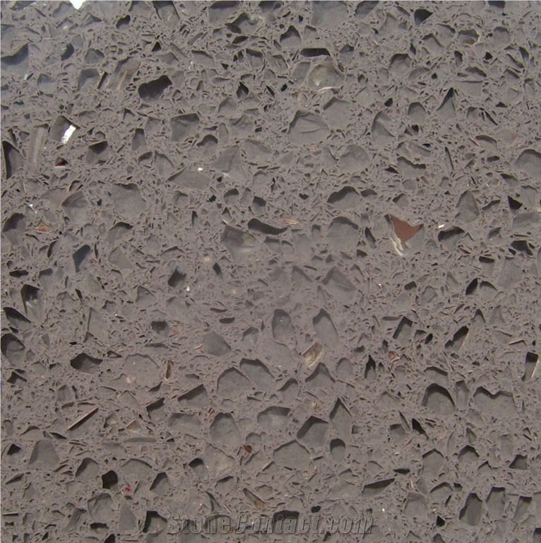 Steel Grey Stone Quartz Tiles &Slabs