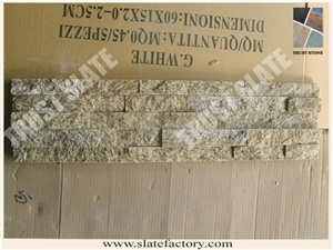 Cultured Stone Veneer, Sesame Gold Quartzite Ledge Stone Walling, Sesame Gold Quartzite Ledgestone Panel