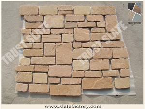 Sandstone Loose Stone, Castle Stone, Sandstone Ledgestone, Fieldstone, Stone Veneer, Stacked Stone