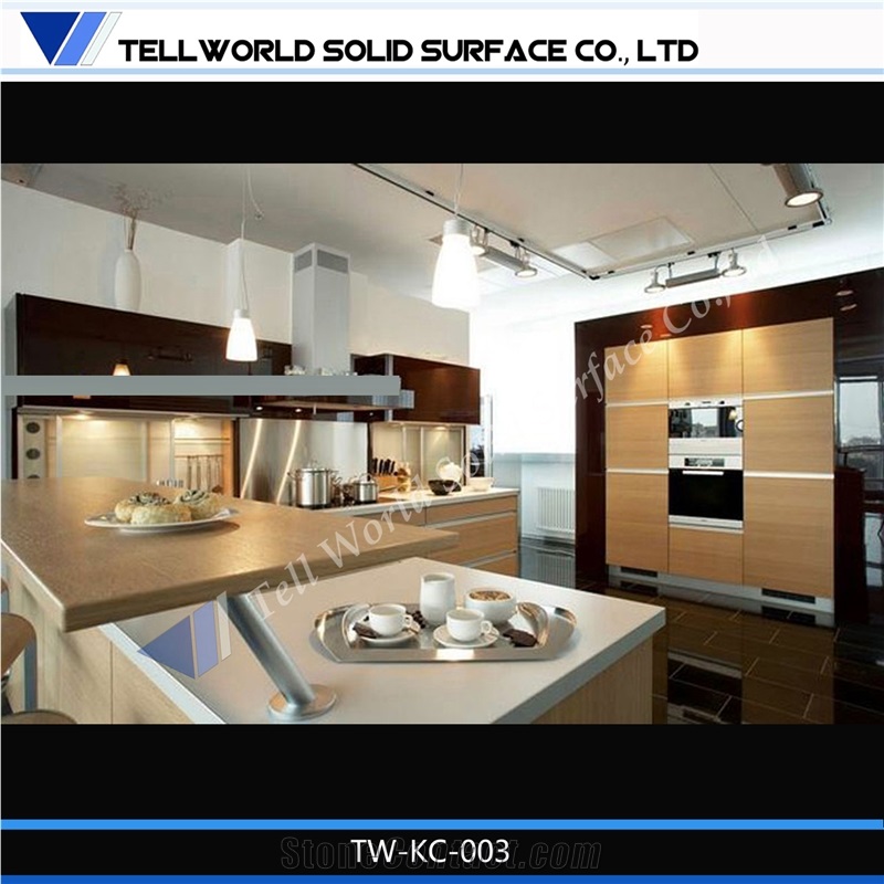 Acrylic Solid Surface Home Dining Room Kitchen Countertop
