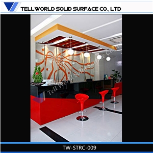 Artificial Marble Luxury Good Quality Reception Counter