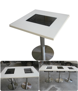 China Manufactured Hot Pot Used Dining Table