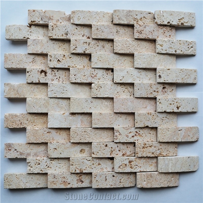 Classic Coral Stone 3d Mosaic