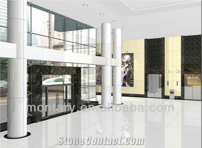 White Crystallized Glass Artificial Stone