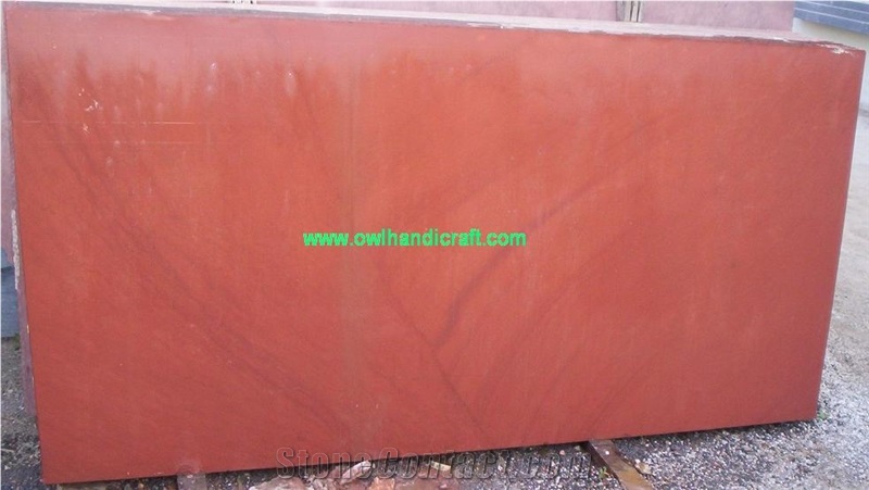 India Sichuan Red Sandstone, Agra Red Stone Slabs & Tiles