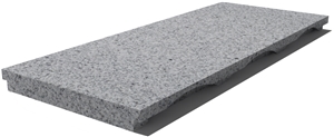 Granite G603 Drain Grate 610x250x30 mm, Prof. 0U, Sandblasted