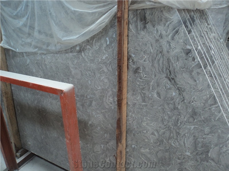 Overload Flower Marble, Grey Marble