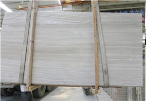 White Wooden Line, White Serpeggiante Marble Tile & Slab