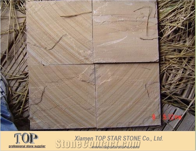 Wood Vein Limestone Flooring Tiles