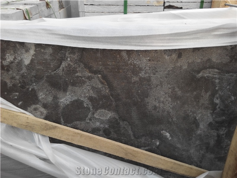 China Blue Limestone Big Slab for Sale