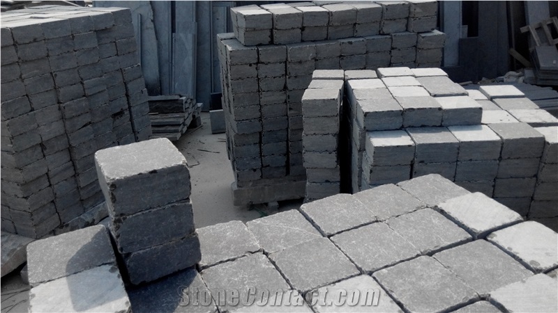 China Blue Limestone for Driveway Paving Stone