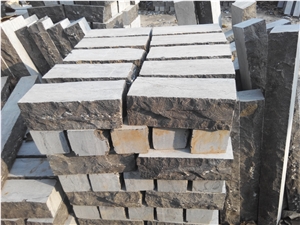 China Blue Limestone Split Brick