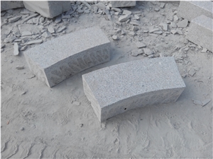 Shandong Grey Granite Arc Kerbstone, G341 Grey Granite Kerbs