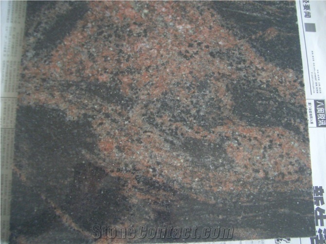 Aurora Granite Floor Tile , Red Granite Tiles, Aurora Granite Flooring