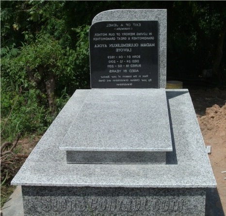 Supare White Granite Monument